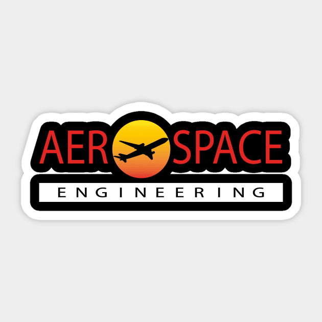 Aerospace engineering aircraft engineer Sticker by PrisDesign99